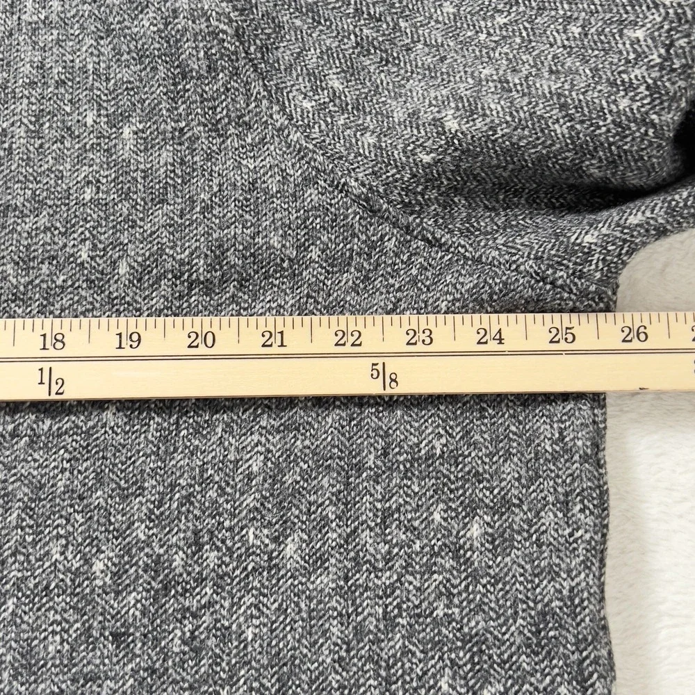 Carbon2Cobalt Herringbone Fleece 1/4 Zip Pullover Sweatshirt Mens Sz XL Gray